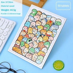 Blocs de <span class=keywords><strong>puzzle</strong></span> en <span class=keywords><strong>bois</strong></span> <span class=keywords><strong>3D</strong></span>, forme d'animaux, chat, chien, blocs de construction éducatifs pour les tout-petits, jouet créatif, cadeau - Product Image 6