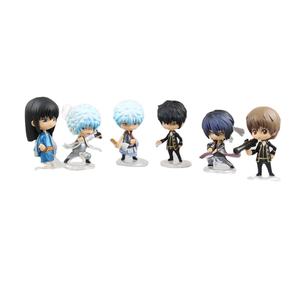 A buon mercato 6 stile Q versione argilla giocattolo <span class=keywords><strong>10</strong></span> <span class=keywords><strong>cm</strong></span> simpatico Gin Tama PVC figura di azione flessibile - Product Image 1