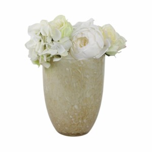 Vaso di vetro per fiori, forma ovale, elegante decorazione per la casa, per soggiorno, camera da letto, ufficio, tavolo, complemento d'arredo. - Product Image 2