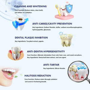 <span class=keywords><strong>Dentifrice</strong></span> blanchissant aux herbes probiotiques avec formule SP-6 - Élimine les taches, fraîcheur menthe ultra-froide pour usage domestique - Product Image 4