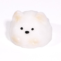 Jouet anti-stress en silicone chat/chien très populaire, texture pâteuse, rebond lent, idéal pour la décompression