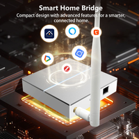 Passerelle filaire Tuya Zigbee LangYeao, Hub de pont intelligent pour la maison, prend en charge 128 appareils, antenne à gain élevé et contrôle à distance via application
