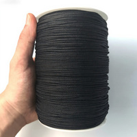 Coloré 1mm 1.5mm 2mm 3mm enduit macramé cordon imperméable Polyester bricolage glands noeud chinois maison Textile sacs vêtements collier