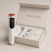 Vente en gros de baguettes de beauté électriques intelligentes avec écran LED, contrôle de la température, instrument de beauté pour resserrer les pores