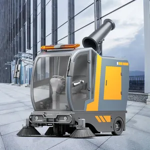 Chancee U200C yolda binmek yol süpürücü araba temizleme makinesi endüstriyel otomatik yer süpürgesi