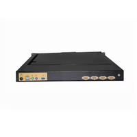 KVM-21500M Seri 4port/8port/16port 1U Rak Mount 21.5 Inch LED KVM Drawer Mendukung USB+PS2 Konsol Lokal KVM Switch Tersedia