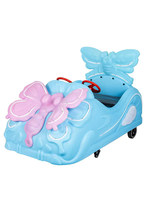 Schmetterlings-Elektro-Bumper-Car für Kinder, 12V batteriebetrieben, leuchtendes Fahrzeug für Vergnügungsparks, Großhandel