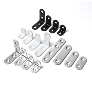 Support mural simple en acier inoxydable, étagère droite, accessoires de meubles de cuisine, fixation standard, marque JINNATE, directement de l'usine - Product Image 2