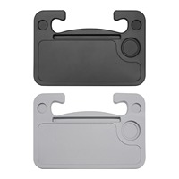 Plateau de Volant de Voiture Multifonctionnel Portable pour Ordinateur Portable et Nourriture, Compatible avec la Plupart des Volants de Véhicules, Accessoire Intérieur de Voiture