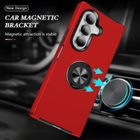 Coque de téléphone antichoc en TPU PC effet seconde peau avec anneau métallique invisible 360° pour Samsung Z Fold 8 Fold8 Wide Armor Case Z Fold7 Fold6
