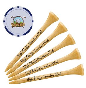 Tee de Golf con Logotipo Personalizado, Chip de Póker, 2, 3, 4 Pulgadas, Novedoso Accesorio Deportivo de Plástico para Práctica, Regalo Promocional, Obsequio Corporativo, Venta al por Mayor - Product Image 2