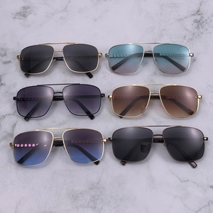 SKYWAY 2025 Gafas de sol clásicas de doble haz Gafas de Sol de metal para hombres y mujeres Anti-ultravioleta Gafas de sol europeas y <span class=keywords><strong>americanas</strong></span> - Product Image 3