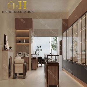 <span class=keywords><strong>Vitrine</strong></span> de présentation de bijoux de style européen, <span class=keywords><strong>vitrine</strong></span> en verre doublée de velours <span class=keywords><strong>pour</strong></span> diamants et pierres précieuses, magasin de détail - Product Image 2