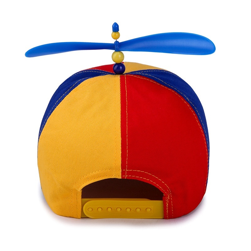 Wholesale Rainbow Big Windmill Baseball Caps for Kids