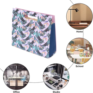 Giấy In Túi Xách Tay Loại Công Suất Lớn Thư Mục Organ Túi Mở Rộng Thư Mục Tập Tin Accordion Thư Mục Bìa Cứng Cho Văn Phòng - Product Image 3