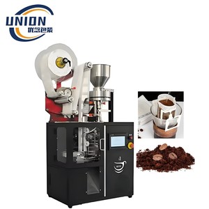 Macchina Automatica Multifunzionale per Riempimento e Confezionamento di Filtri per Caffè UFO Sacchetti a Goccia Imballaggio in Plastica/Carta per Alimenti - Product Image 1