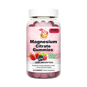 Gomitas de Citrato de Magnesio OEM ODM con Sodio que Favorecen la Relajación Muscular, la Salud del Corazón, los Nervios y los Huesos - Product Image 1