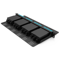 Boîtier de montage en rack 1U Easy Go haute densité pour panneau de brassage de fibres MPO 144 fibres, pouvant contenir jusqu'à 4 cassettes ou panneaux FHD