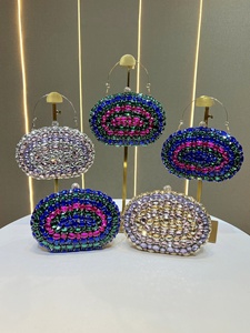 Sacs <span class=keywords><strong>de</strong></span> soirée pour femmes 2026 – Pochettes scintillantes <span class=keywords><strong>en</strong></span> strass, sacs <span class=keywords><strong>en</strong></span> cristal <span class=keywords><strong>de</strong></span> forme ovale, sacs à bandoulière à chaîne, sacs à main <span class=keywords><strong>de</strong></span> luxe <span class=keywords><strong>en</strong></span> diamant - Product Image 2