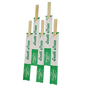 Natural Paper Wrapped Disposable Tensoge Bamboo Chopsticks