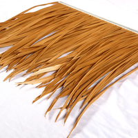 Tejas de Resina Sintética de PVC de Diseño Tradicional Moderno, Impermeables, Anti-UV, Resistentes al Fuego, Techo de Paja Sintética Duradero, Hierba Seca