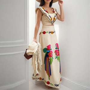 Vêtements pour femmes de commerce transfrontalier 2026, style européen et américain, nouvelle collection printemps, élégants et imprimés - Product Image 3