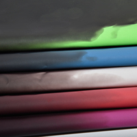 Cuero Sintético PU con Efectos Visuales Dinámicos de Cambio de Color Activados por Calor, para Decoración de Prendas, Exportaciones de Moda