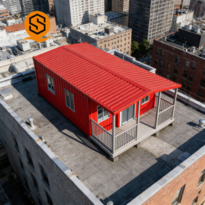 Casa Container Espandibile Personalizzabile da 20 Piedi con Terrazza sul Tetto e Porta in Alluminio a Taglio Termico per Negozi, Appartamenti e Ville - Product Image 3