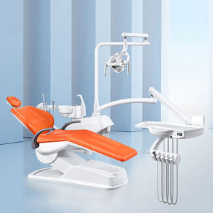 Poltrona Odontoiatrica con Doppio Bracciolo, Comoda e Lussuosa, con Cuscino del Sedile Rimovibile, Multifunzionale, in Metallo e Plastica - Product Image 1