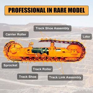 Cingolo d'acciaio dell'escavatore Hitachi, pattino della pista, ZAXIS60 ZX110 ZX130 ZX160 ZX75 ZX200 ZX210 ZX220 ZX240 ZX230 ZX300 assemblaggio del collegamento della pista - Product Image 6
