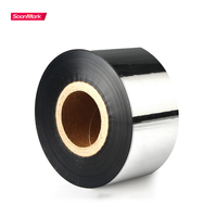 Cintas de cuidado de lavado de resina de cera, Cinta de transferencia térmica lavable para etiqueta de Satén/nailon, máquina cortadora de Cinta de transferencia térmica