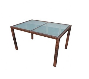 أثاث حدائق خارجي من الروطان، طقم أثاث خارجي معاصر مع 6 كراسي فردية - Product Image 6