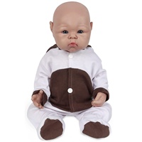 19 Zoll Realistische Vollsilikon-Babypuppe Guter Spielkamerad für Kinder