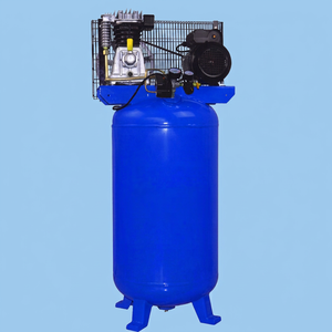 Compresseur d'air industriel à piston à entraînement par courroie, type vertical, 140L, portable, 220V, pour usine - Vente chaude - Product Image 1