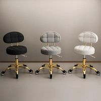 Salon de coiffure à la mode tabouret de beauté spécial coupe de cheveux fauteuil roulant coulissant Salon de beauté levage tabouret de coiffure rotatif