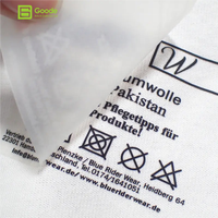 Etiquetas de Transferencia Térmica Profesionales Goode para Marca, Ropa Corporativa, Diseño Ordenado, Etiquetas Resistentes para el Cuello, Prendas Económicas