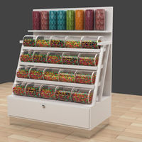Großhandel Candy Retail Kiosk für Sweet Display Regale/Nuss schrank für Candy Display Stand Box im Einkaufs zentrum zu verkaufen