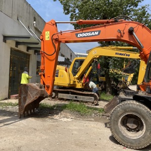 Chine marque DOOSAN dx150w dx210w dh150-7 dh60-7 DH55 DH80 pelle sur pneus - Product Image 3