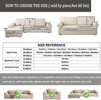 Fundas de Sofá Antideslizantes de Felpa Suave y Acogedora con Rayas Divertidas para Sofá Seccional de 90x160cm (Para Niños y Perros)