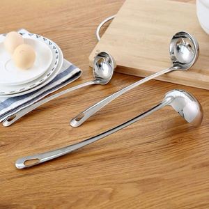 Hot Selling Kitchen Supplies Stainless Steel Hot Pot Spoon Kitchen Cooking Utensils Restaurant Skimmer Spoon Soup Spoon Ladle - Product Image 6