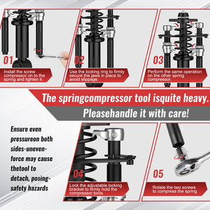 Car Repair <b>Special</b> Tool Shock Absorber Spring Compressor Shock Absorber Spring Remover Shock Absorber Spring Disassembly Tool - Product Image 5