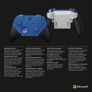 Wholesale Rosoft <b>Wireless</b> <b>Controller</b> Series 2 Core - Blue <b>for</b> X/S,Xbox One,Win <b>PC</b> & Mobile, RFZ-00019 RFZ-00019 Wired Contr - Product Image 6