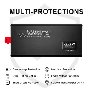 Onduleur à onde sinusoïdale Pure, <span class=keywords><strong>12V</strong></span> 220V, 300W, 600W, 1000W, 1500W, 2000W, 3000W, 4000W, 5000W, 24V, 48V, 50Hz, 60Hz - Product Image 6