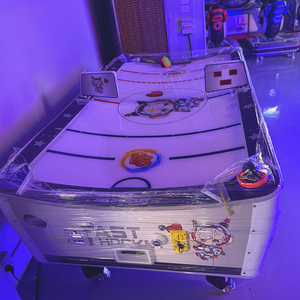 Máquina de Juego Arcade de Air Hockey Electrónico con Mesa Curva, Operada con Monedas, Modelo <span class=keywords><strong>Jiaxin</strong></span> JX-H05 para 2 Jugadores, para Centros de Entretenimiento - Product Image 3