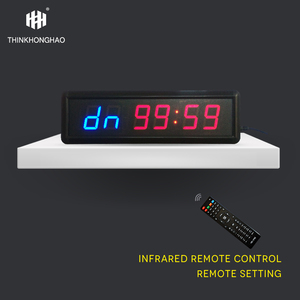 HIT6-1.8 thinkhonghao Đồng hồ bấm giờ tập thể dục LED 1.8 inch Mini (2b4r) Đồng hồ treo tường đếm ngược đa năng tối đa 24 giờ - Product Image 6