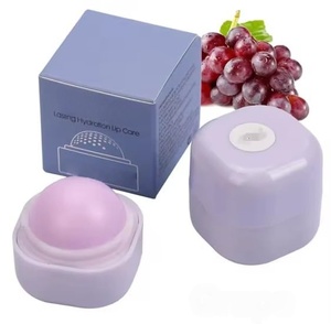 Wholesale Round Ball <b>Lip</b> Balm (<b>Cream</b>) 4 Colors Fruit Flavor Mineral Natural Sunscreen Moisturizing Beauty Makeup Repair <b>Lip</b> Care - Product Image 2