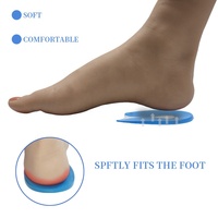 Chine pas cher semelles de chaussures en forme de U augmentation de la hauteur soins des pieds soulagement de la douleur collant talon tasses gel talon coussinets