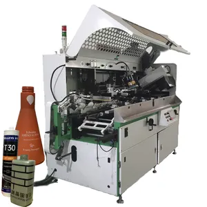 Fully Automatic Silicon Screen Printing Machine With Glass Plastic Automatic Screen Printing Cup Paper Desktop Machine