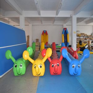 Jeu <span class=keywords><strong>de</strong></span> team building gonflable 6 places en forme <span class=keywords><strong>de</strong></span> château, avec tube <span class=keywords><strong>de</strong></span> course animalier en forme <span class=keywords><strong>de</strong></span> <span class=keywords><strong>ver</strong></span> - Product Image 1