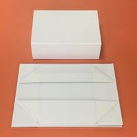 Boîtes d'expédition pliantes personnalisées à couvercle rabattable, en carton double gris, avec ruban et estampage à chaud doré, pour e-commerce, chaussures, vêtements, Noël
